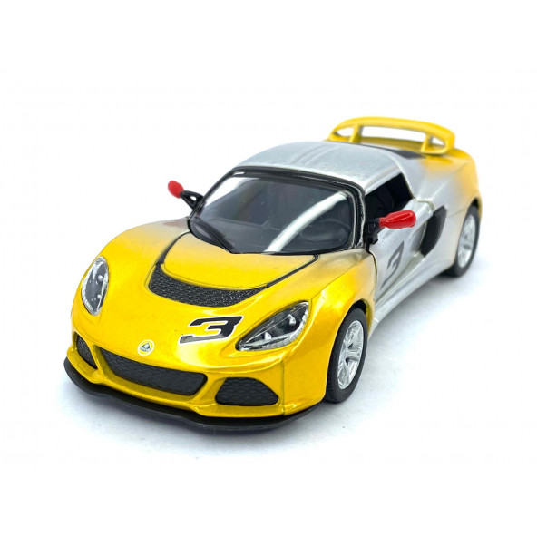 2012 Lotus Exige S (Çift Renkli ) - Çek bırak 5inch. Lisanslı Model Araba, Oyuncak Araba 1:32