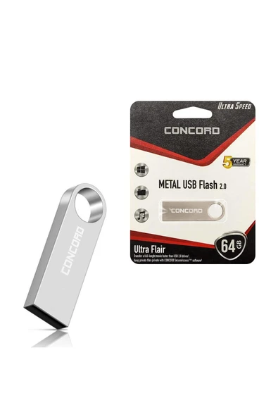 Atesın C-u64 Usb Flash Bellek Metal Ultra Flair 64gb