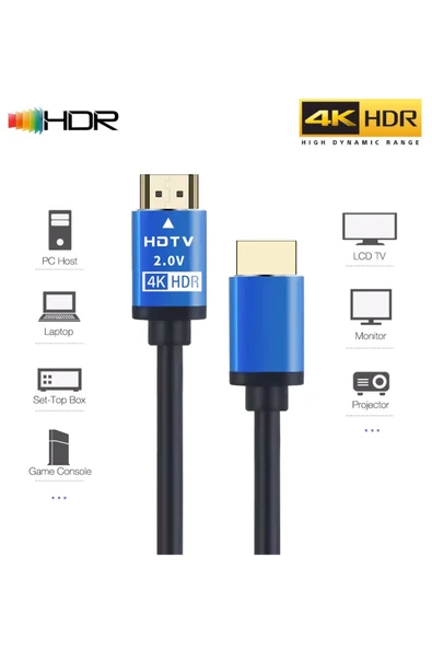 C-592 Hdtv Premium Yüksek Hızlı 4k Ultra Hd 3 Mt Hdmı Kablo - 2