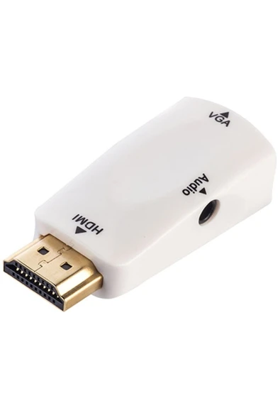 C-844 Hdmı To Vga Adaptör + Aux Kablo - 2