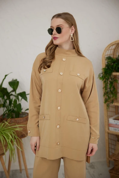 GOLD DÜĞMELİ TENCEL TAKIM