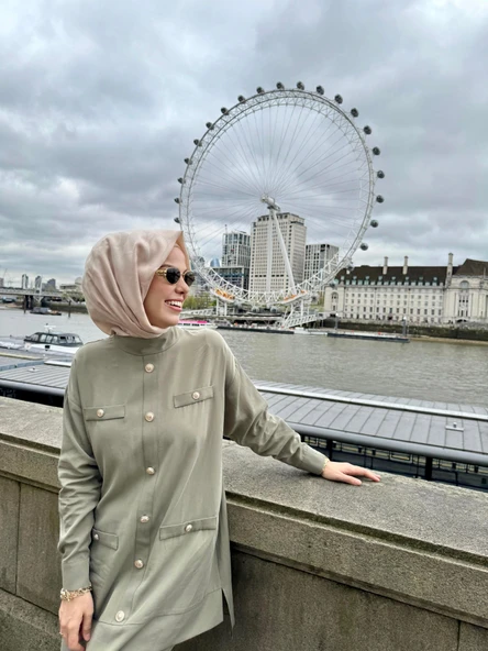 GOLD DÜĞMELİ TENCEL TAKIM - 7