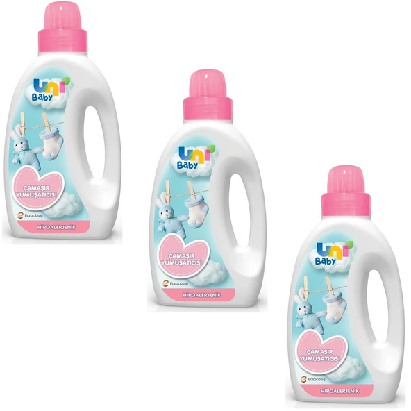 Uni Baby Hipoalerjenik Çamaşır Yumuşatıcısı 1500 ml 3 ADET