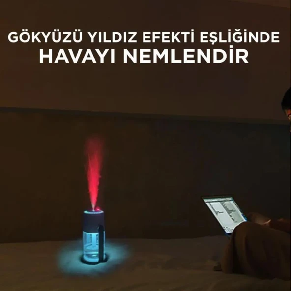Mioji Mio AH8 RGB Işıklı 280ml Hava Nemlendirici Beyaz - 8