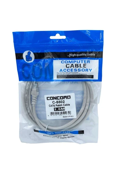 1.5 Metre Cat6 Patch Concord C-5502