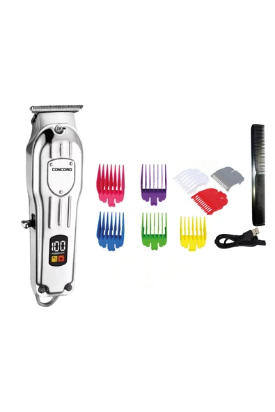 Tml-98 Lcd Usb Tıraş Makinesi 18650 Lityum Pil Su Geçirmez