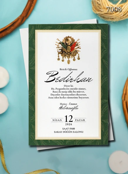 aldialiyor  7008 EKOLİFE SÜNNET DAVETİYESİ 300 ADET AL 100 ADET BİZDEN ürün görseli