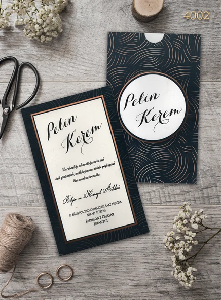 aldialiyor  4002 EKOLİFE DÜĞÜN VE NİŞAN DAVETİYESİ 500 ADET AL 200 ADET BİZDEN ürün görseli