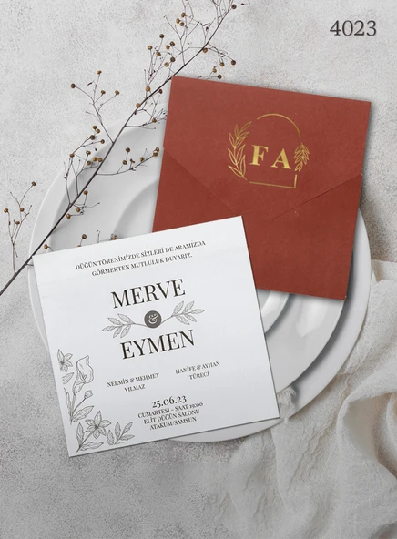 aldialiyor  4023 EKOLİFE DÜĞÜN VE NİŞAN DAVETİYESİ 1000 ADET AL 400 ADET BİZDEN ürün görseli