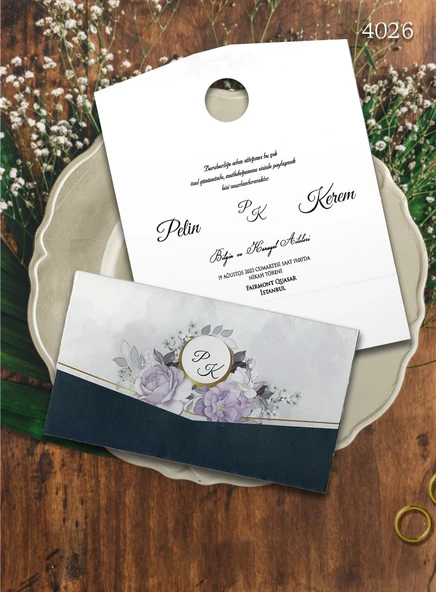 aldialiyor  4026 EKOLİFE DÜĞÜN VE NİŞAN DAVETİYESİ 250 ADET ürün görseli