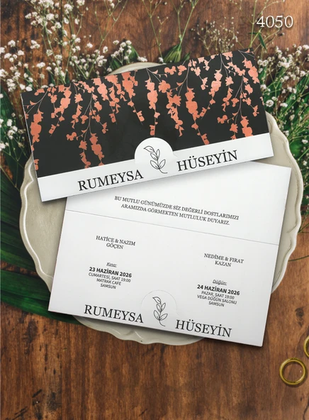 aldialiyor  4050 EKOLİFE DÜĞÜN VE NİŞAN DAVETİYESİ 250 ADET ürün görseli