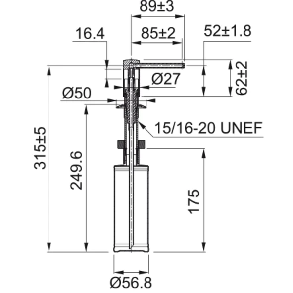 Franke Comfort Sıvı Sabunluk Sahara - 2