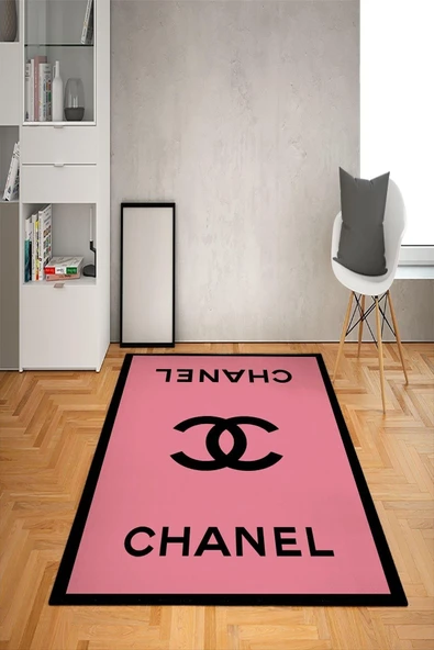 Kaymaz Taban Yıkanabilir Dekoratif Modern Desenli Dot Taban Halı PEMBE 160 X 230