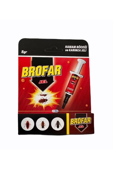 BROFAR JEL HAMAM BÖCEĞİ VE KARINCA JELİ 5 GR BÖCEK JELİ