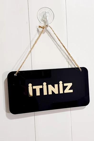 Cam Kapılar İçin İtiniz Çekiniz Tabelası 20*10 CM - 2