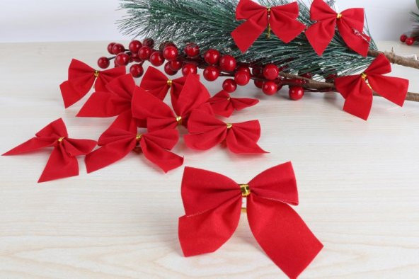 Beysüs Yılbaşı Çam Ağacı Süsü Fiyonk 12 li 5 cm
