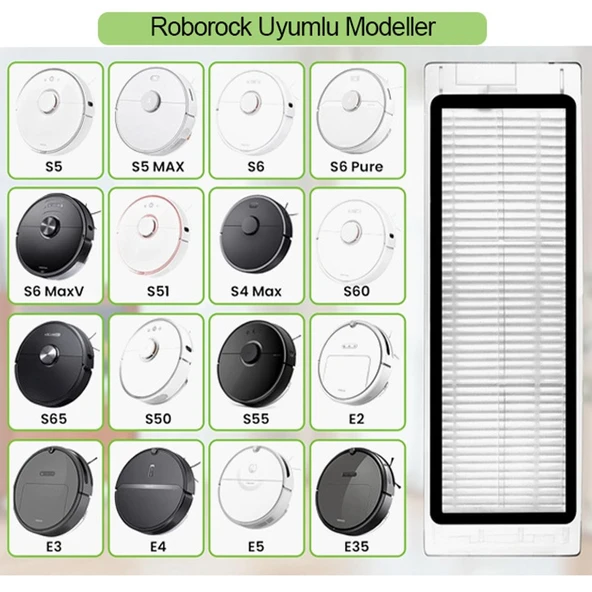 Roborock S50,S51 Akıllı Robot Süpürge Filtresi, Xiaomi ile Uyumlu - 2
