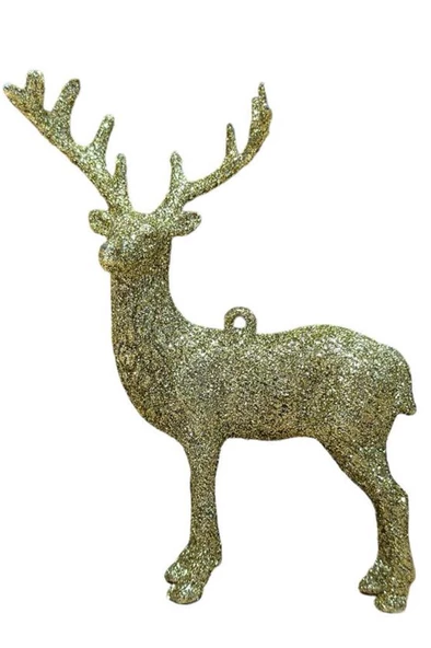 Beysüs Yılbaşı Çam Ağacı Süsü Geyik Gold - Resim 2