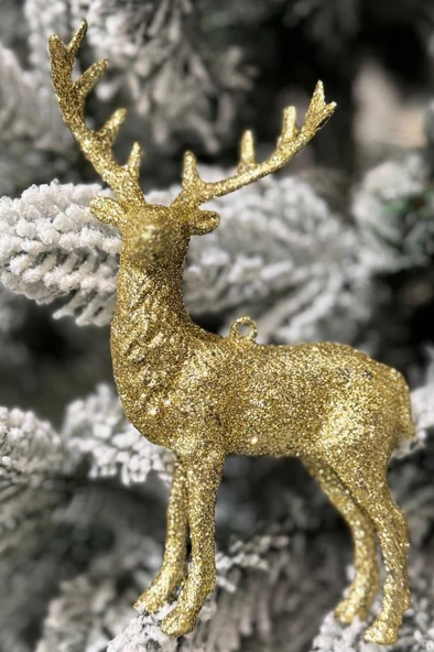 Beysüs Yılbaşı Çam Ağacı Süsü Geyik Gold ürün görseli