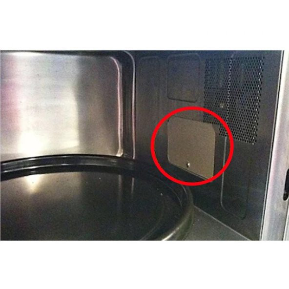 Bir Çok Markaya Uygun Mikrodalga Fırın Yansıtıcı Plaka 12x12 cm 5li - Resim 2