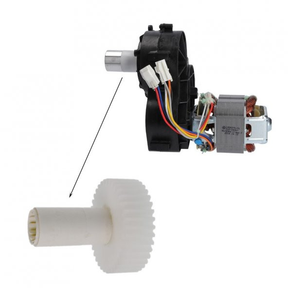 MFW67600 - MFW67440 Kıyma Makinesi Motor Dişlisi, Bosch ile Uyumlu - Resim 3