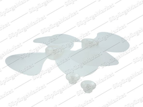ALF 2 ADET VANTİLATÖR PERVANESİ + 2 ADET SIKMA SOMUNU HEDİYELİ KG0016158+KG0015511 - 4