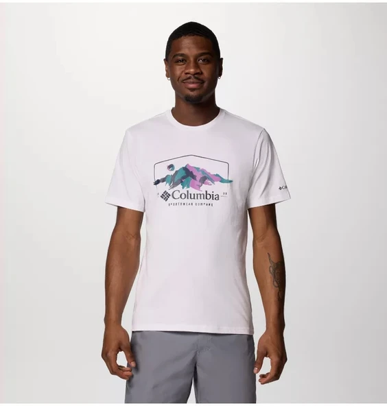 Columbia CSC M Brush With Nature SS Tee Erkek Kısa Kollu Tişört CS0411 ürün görseli 1