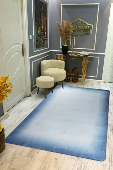 Kaymaz Taban Makinada Yıkanabilir Dijital Baskı Dekoratif Modern Desenli Rona Serisi Dot Taban Halı RN021 RENKLİ 200 X 300