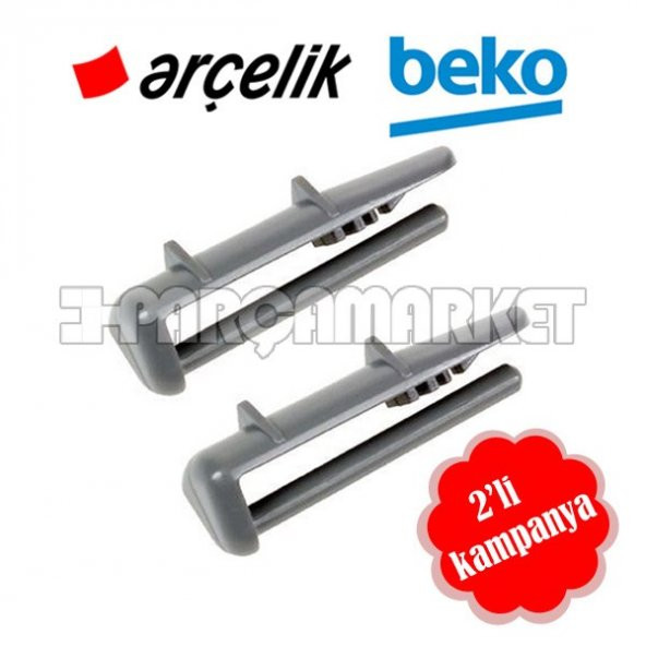 Arçelik & Beko Bulaşık Makinesi Arka Ray Kapağı 2li - Resim 2
