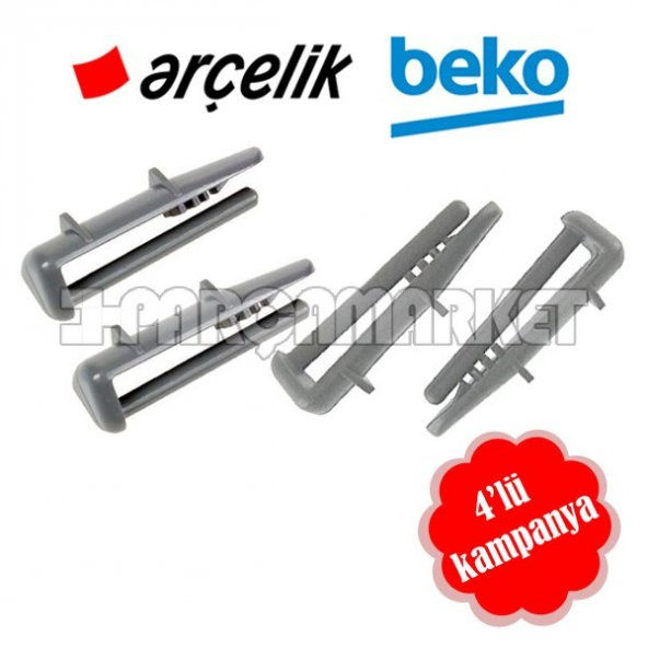 Arçelik Beko Bulaşık Makinesi 4lü Arka Ray Kapağı (Pim) - 2