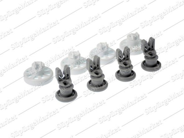 Beko Bulaşık Makinesi Sepet Tekerleği Seti(4adet alt-4 adet üst) - Resim 2