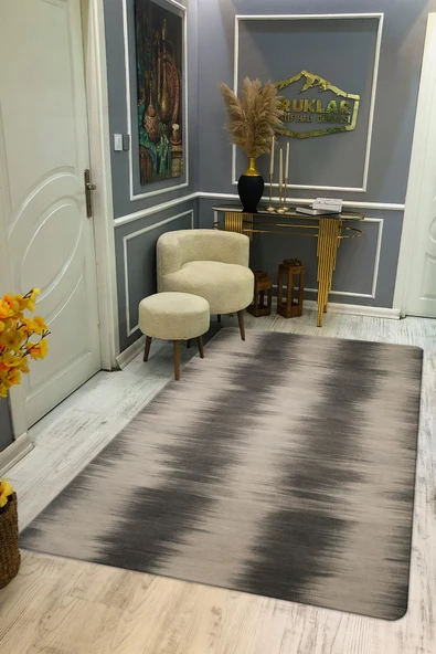 Kaymaz Taban Yıkanabilir Dijital Baskı Dekoratif Modern Desenli NesV2 Serisi Dot Taban Halı N2S17 RENKLİ 180 X 280