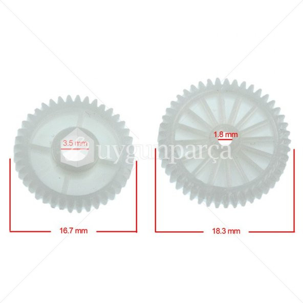 Braun Epilasyon Makinesi İkili Dişli Seti ürün görseli 1