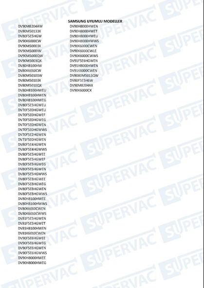 Samsung Çamaşır Kurutma Makinesi Süngeri - Resim 3