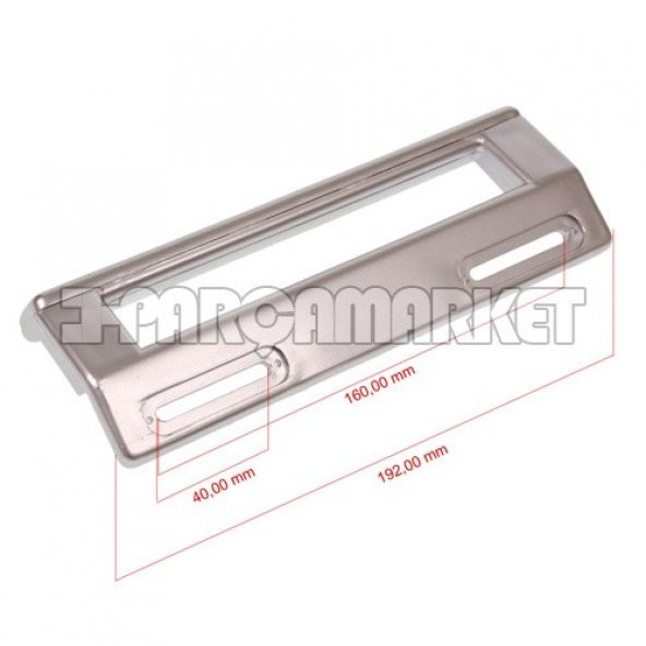 Universal Buzdolabı Kapak Tutamağı - Inox - 4