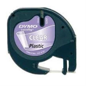 DYMO S0721530 LetraTag Plastik ŞeffaF Şerit ( 12 mm X 4 mt ) 12267 ürün görseli