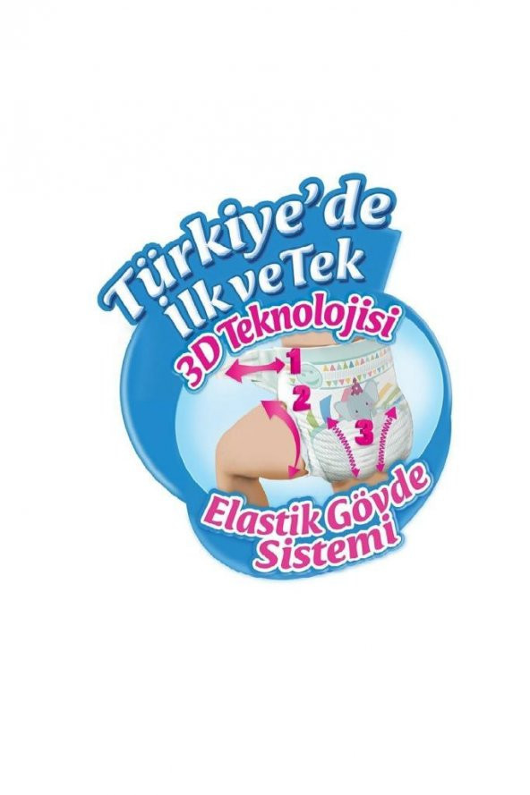 Molfix 5 Numara Junior 108li Bebek Bezi - 3