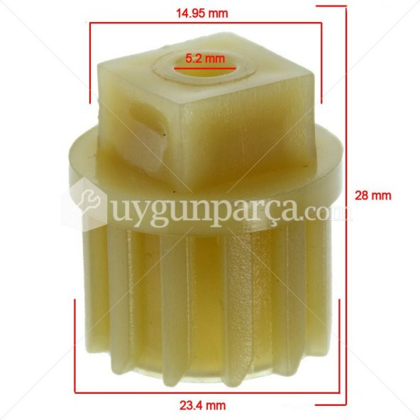 Bir Çok Markayla Uyumlu Kıyma Makinesi Dişlisi