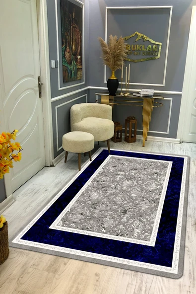Kaymaz Taban Yıkanabilir Dijital Baskı Dekoratif Modern Desenli Dot Taban Halı Nova Serisi NV70 RENKLİ 100 X 300