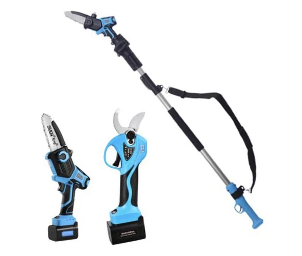 Suca SC 8611 + 5808 Uzatma Aparatlı Akülü Budama Makası ve Testere