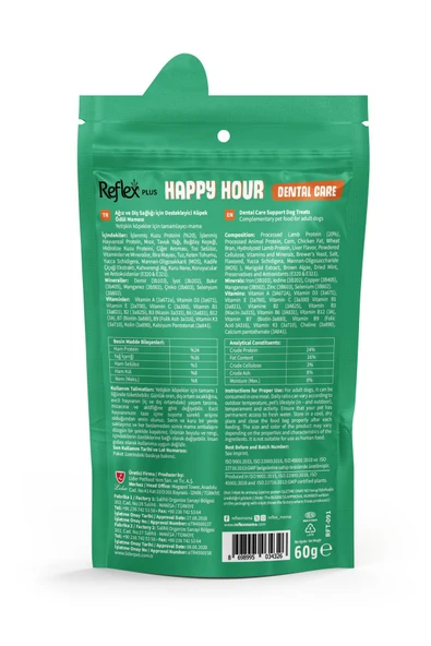 Reflex Plus Happy Hour Ağız ve Diş Sağlığı Destekleyici Köpek Ödül Maması 60 gr - Resim 2
