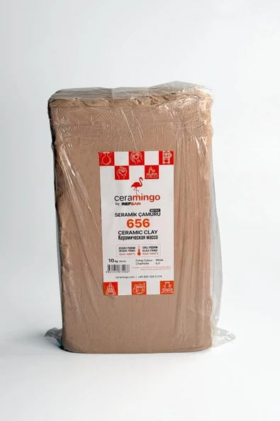 656 Seramik Çamuru Vakumlu 1050°C - 20 KG ürün görseli