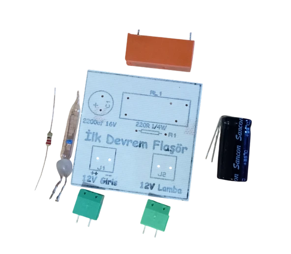 İlk Devrem Flaşör - Kendin Yap Kiti - Resim 4