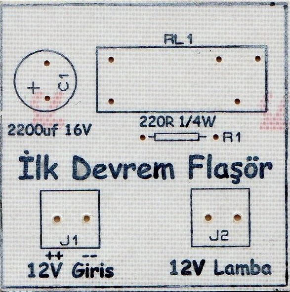 İlk Devrem Flaşör - Kendin Yap Kiti - Resim 3