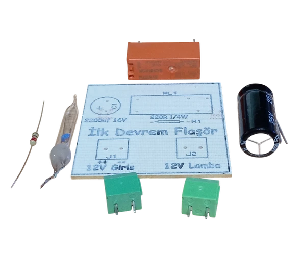 İlk Devrem Flaşör - Kendin Yap Kiti - Resim 5
