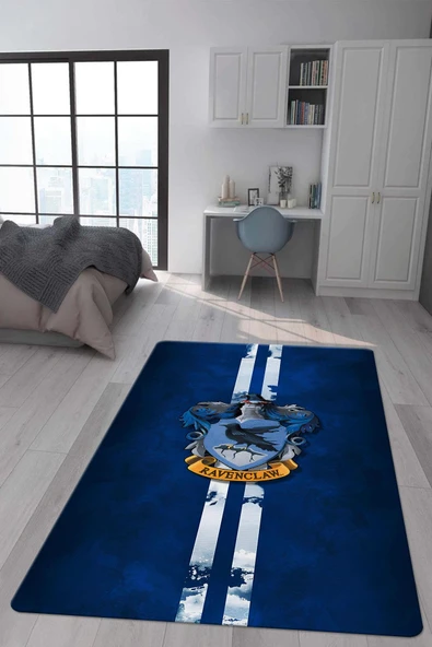 Kaymaz Taban Makinada Yıkanabilir Dijital Baskı Harry Potter Desenli Çocuk Halısı RENKLİ 100 X 200