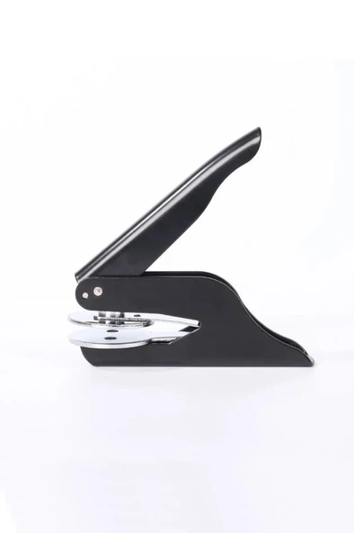 Soğuk Mühür Kabartma Damga Çelik Baskı Presi Gun Black Antrasit - Resim 8