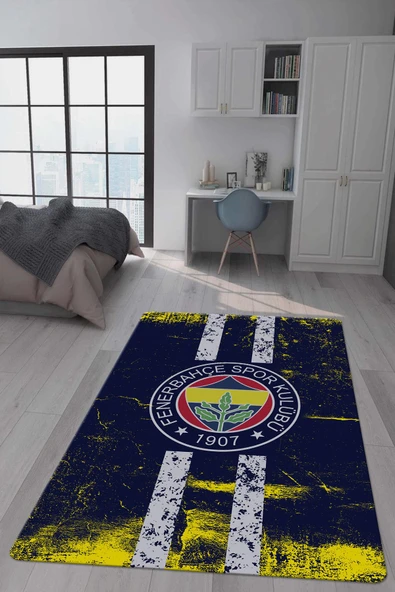 Kaymaz Taban Makinada Yıkanabilir Dijital Baskı Modern Desenli Genç Odası ve Çocuk Odası Halısı Dot Taban Halı RENKLİ 100 X 300