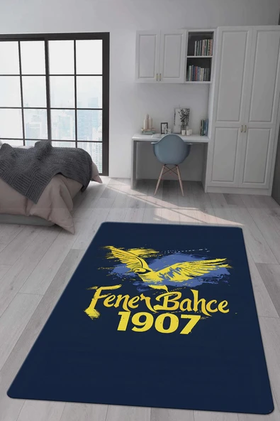 Kaymaz Taban Makinada Yıkanabilir Dijital Baskı Modern Desenli Genç Odası ve Çocuk Odası Halısı Dot Taban Halı RENKLİ 100 X 200