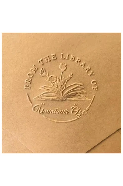 Soğuk Mühür Kabartma Damga Çelik Baskı Presi Rosegold Renk - Resim 4